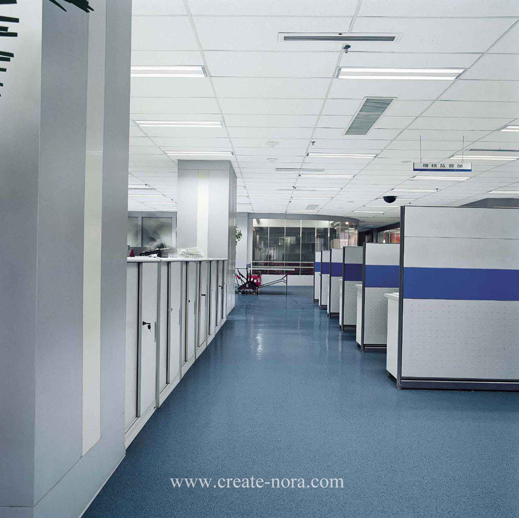 the photo of nora rubber flooring in China Merchants Bank Shenyang Branch 1
